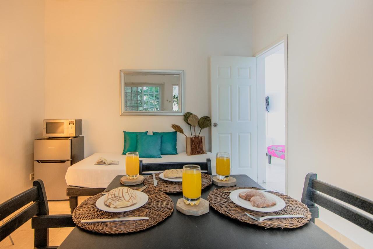 Nasim Condo Hotel Con Acceso Beach Club Gratis, Metros 5Th Avenida Playa del Carmen Bagian luar foto